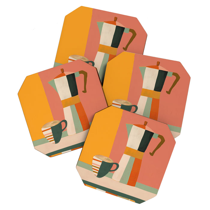 Sunset Moka Coaster Gallery Image 1