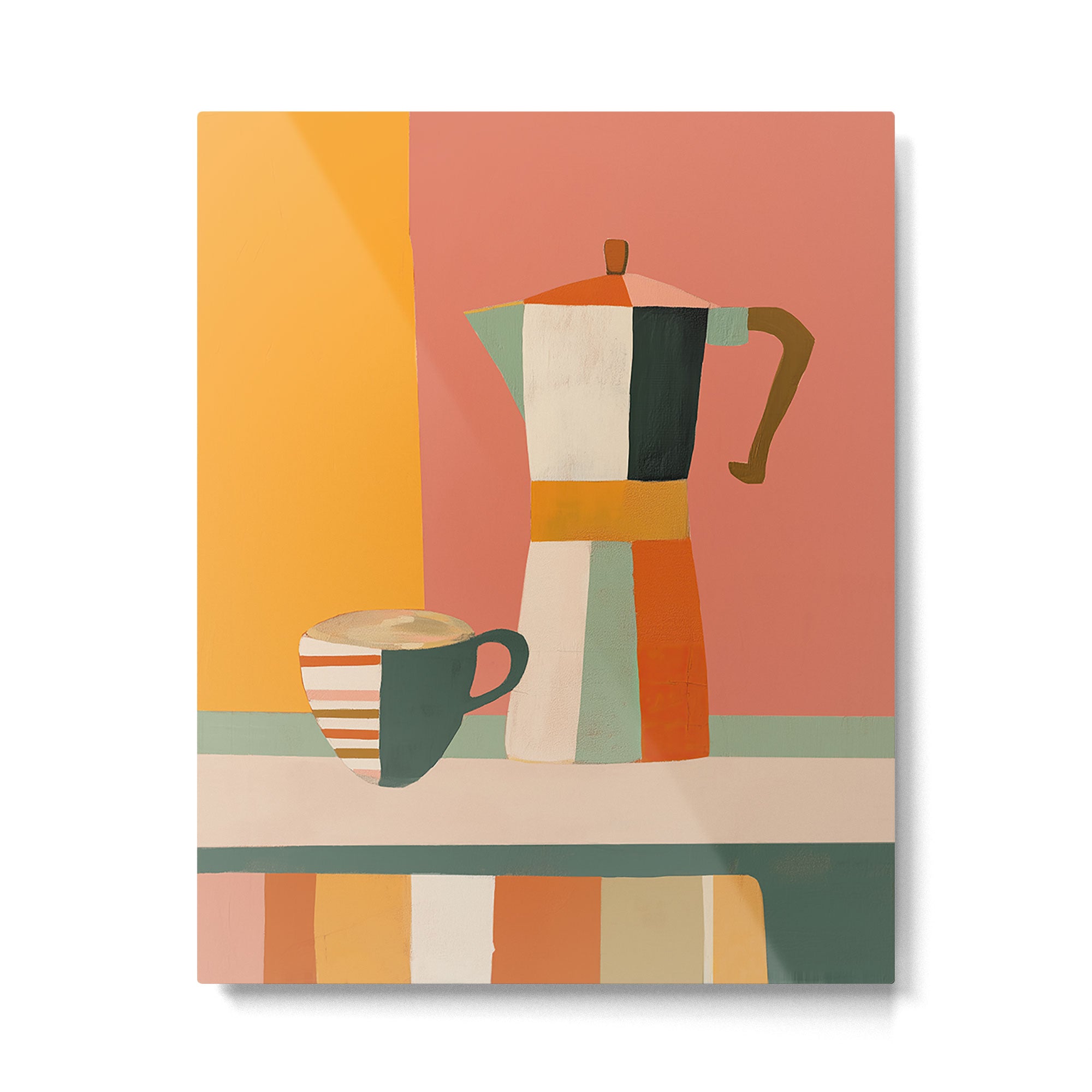 Sunset Moka Metal Print Gallery Image 4