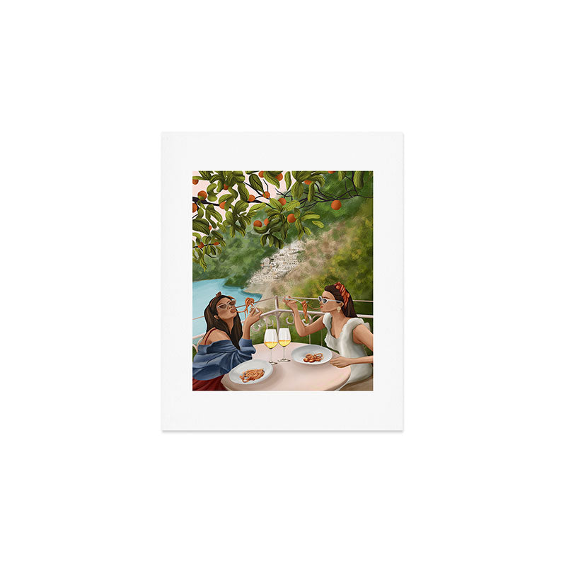 Tasting the Amalfi Breeze Art Print Gallery Image 1