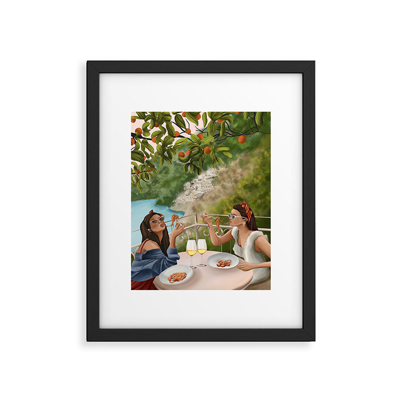 Tasting the Amalfi Breeze Framed Art Print Gallery Image 5