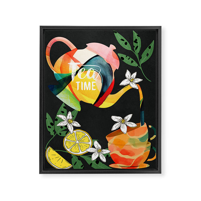 Tea Time 1 Framed Canvas Print Gallery Image 1