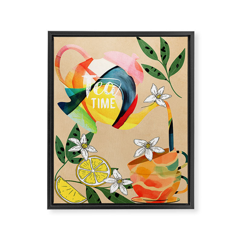 Tea Time 2 Framed Canvas Print Gallery Image 6
