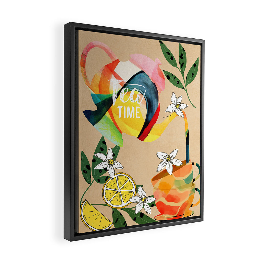 Tea Time 2 Framed Canvas Print Gallery Image 2