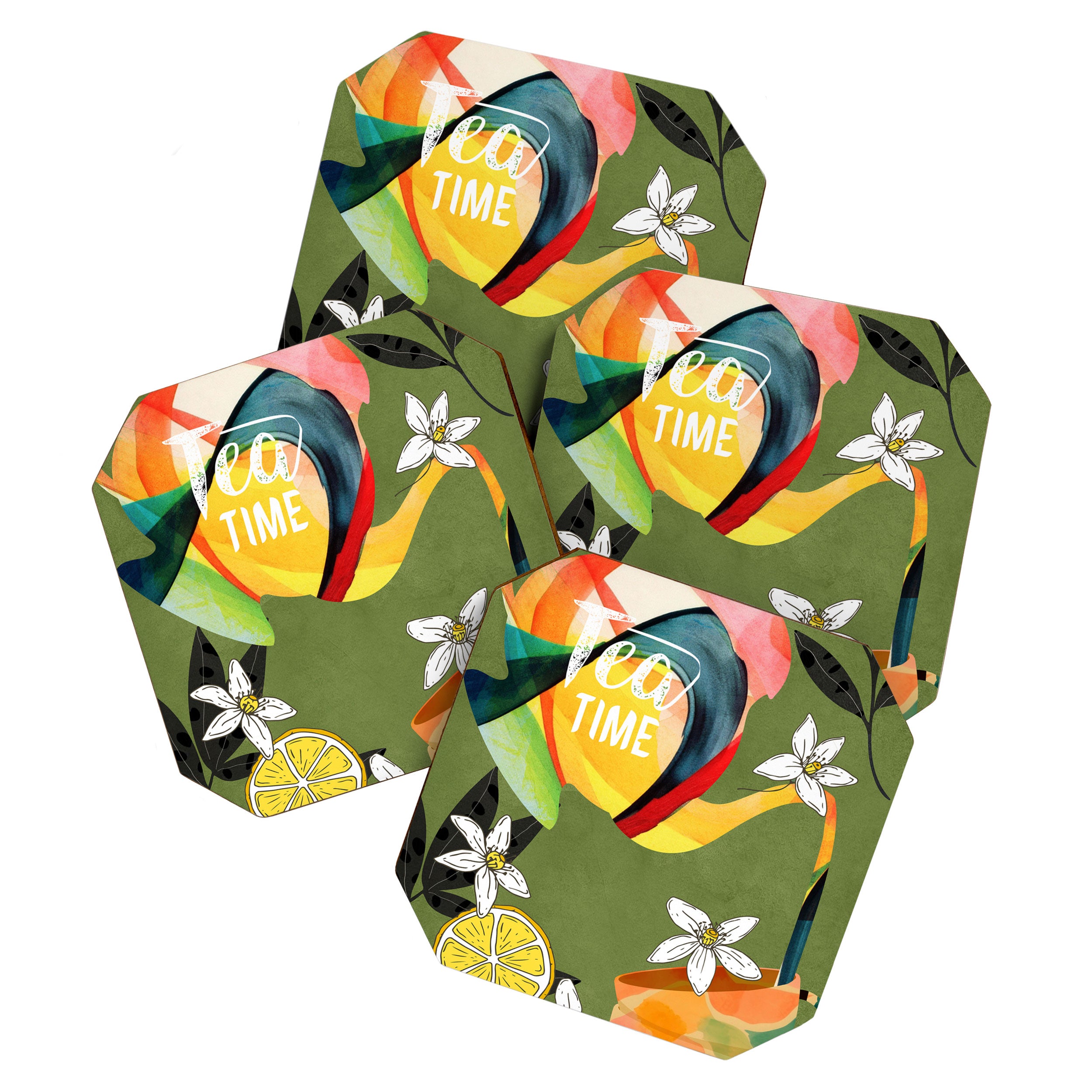 Tea Time 5 Coaster Gallery Image 1
