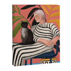 The Cat and the Calm Canvas Print Gallery Image 6