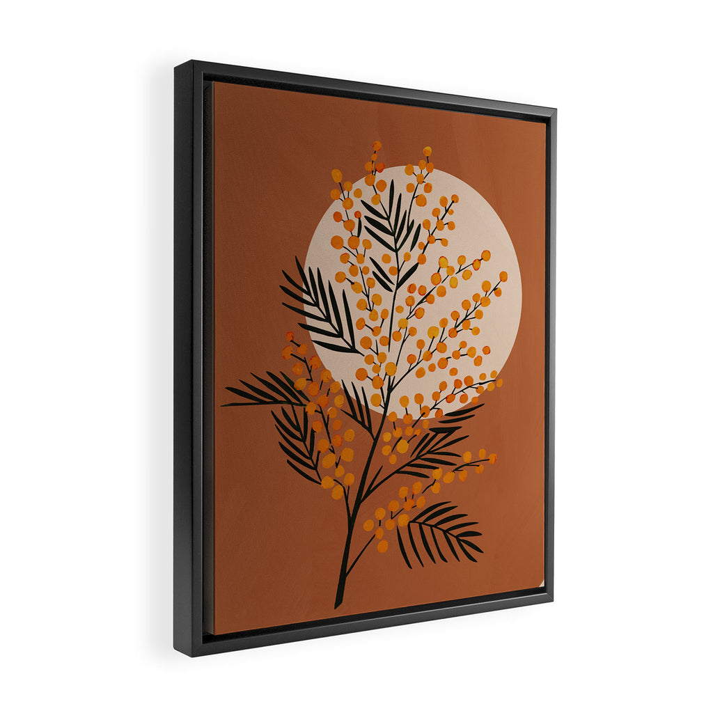 The Mimosa 2 Framed Canvas Print Gallery Image 2