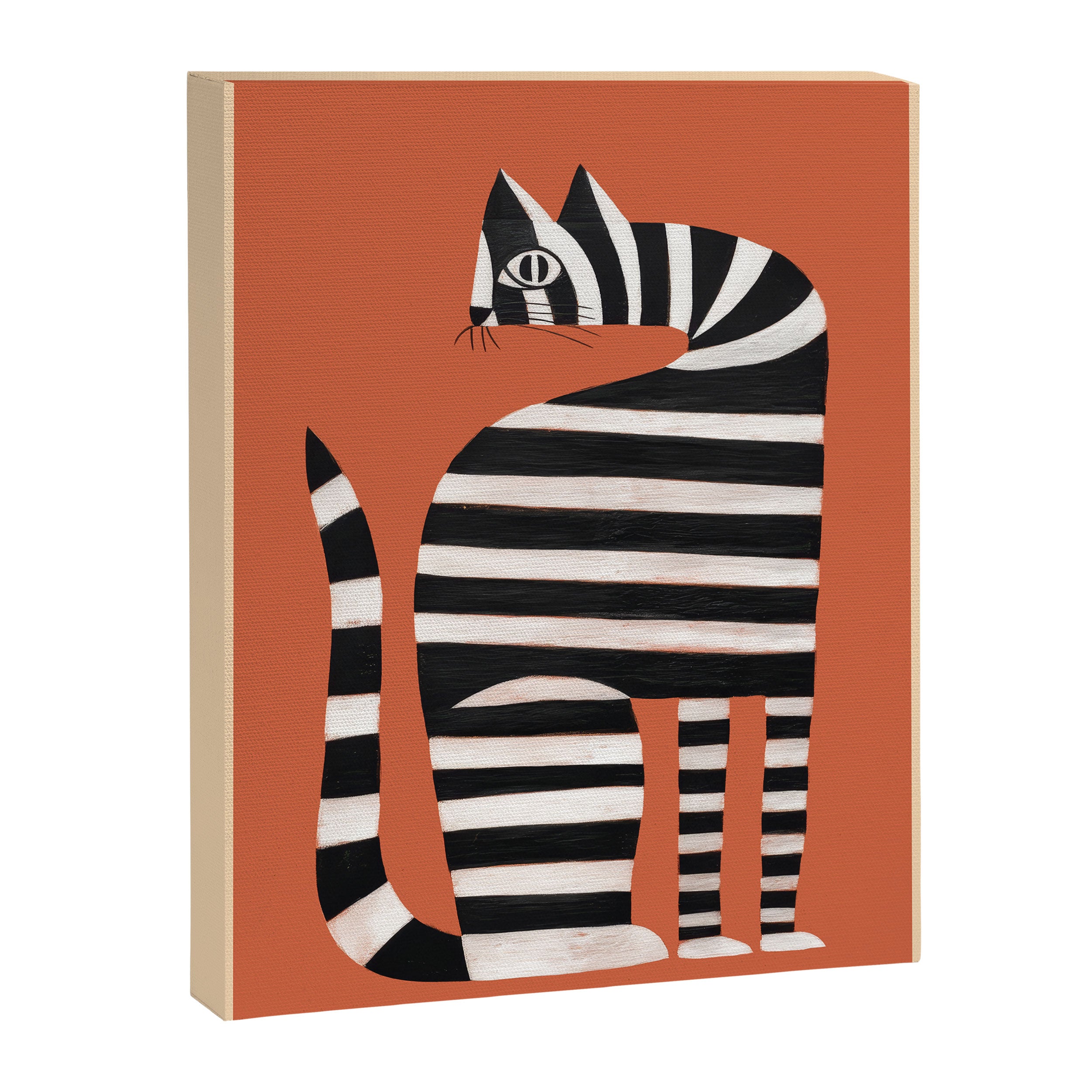 The Striped Cat II Canvas Print Gallery Image 6