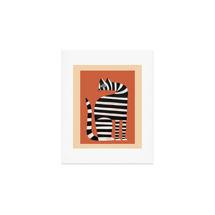 The Striped Cat II Art Print Gallery Image 1