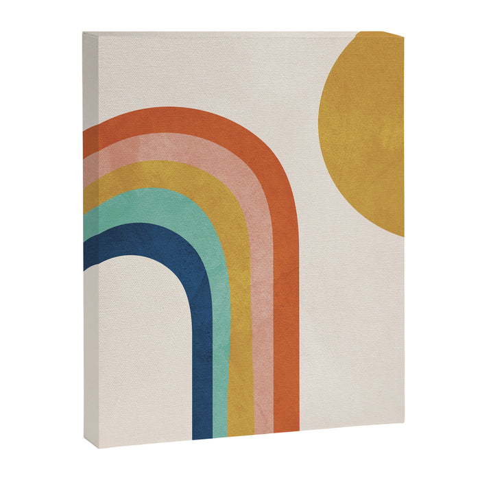 The Sun and a Rainbow Canvas Print Gallery Image 1