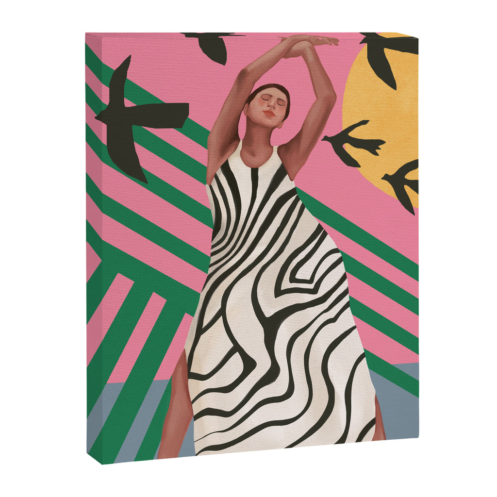 The Zebra Ate the Sun Canvas Print Gallery Image 6
