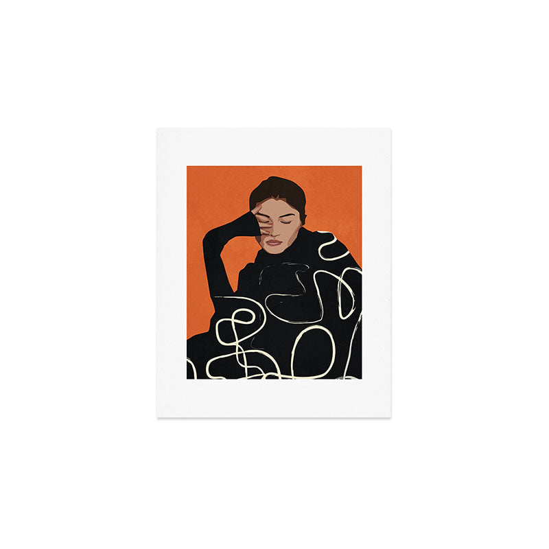 Thinking of a moment 2 Art Print Gallery Image 1