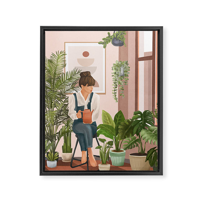 This is a place where I feel at home II Framed Canvas Print Gallery Image 1