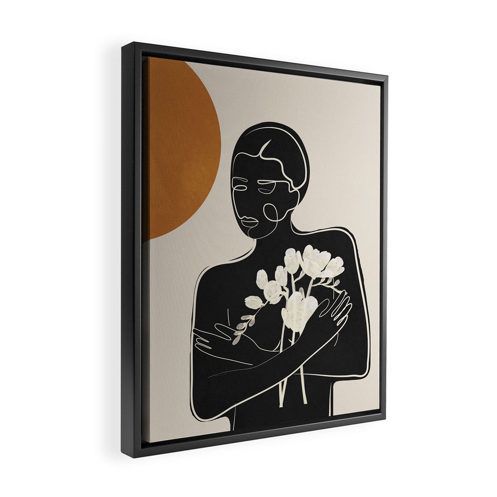 Touch of Bloom 2 Framed Canvas Print Gallery Image 2