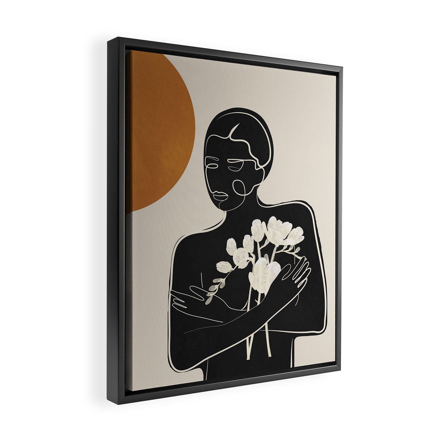 Touch of Bloom 2 Framed Canvas Print Gallery Image 2