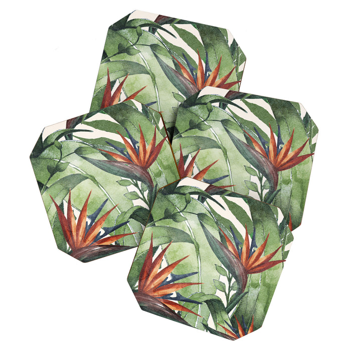 Tropical Flora I Coaster Gallery Image 1