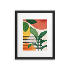 Tropical Garden Leaves 03 Framed Art Print Gallery Image 5