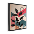 Tropical Geometry 12 Framed Canvas Print Gallery Image 2