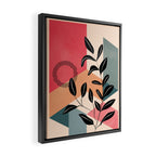 Tropical Geometry 15 Framed Canvas Print Gallery Image 2