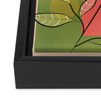 Tropical Geometry 5 Framed Canvas Print Gallery Image 3