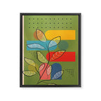 Tropical Geometry 5 Framed Canvas Print Gallery Image 6