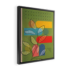 Tropical Geometry 5 Framed Canvas Print Gallery Image 2