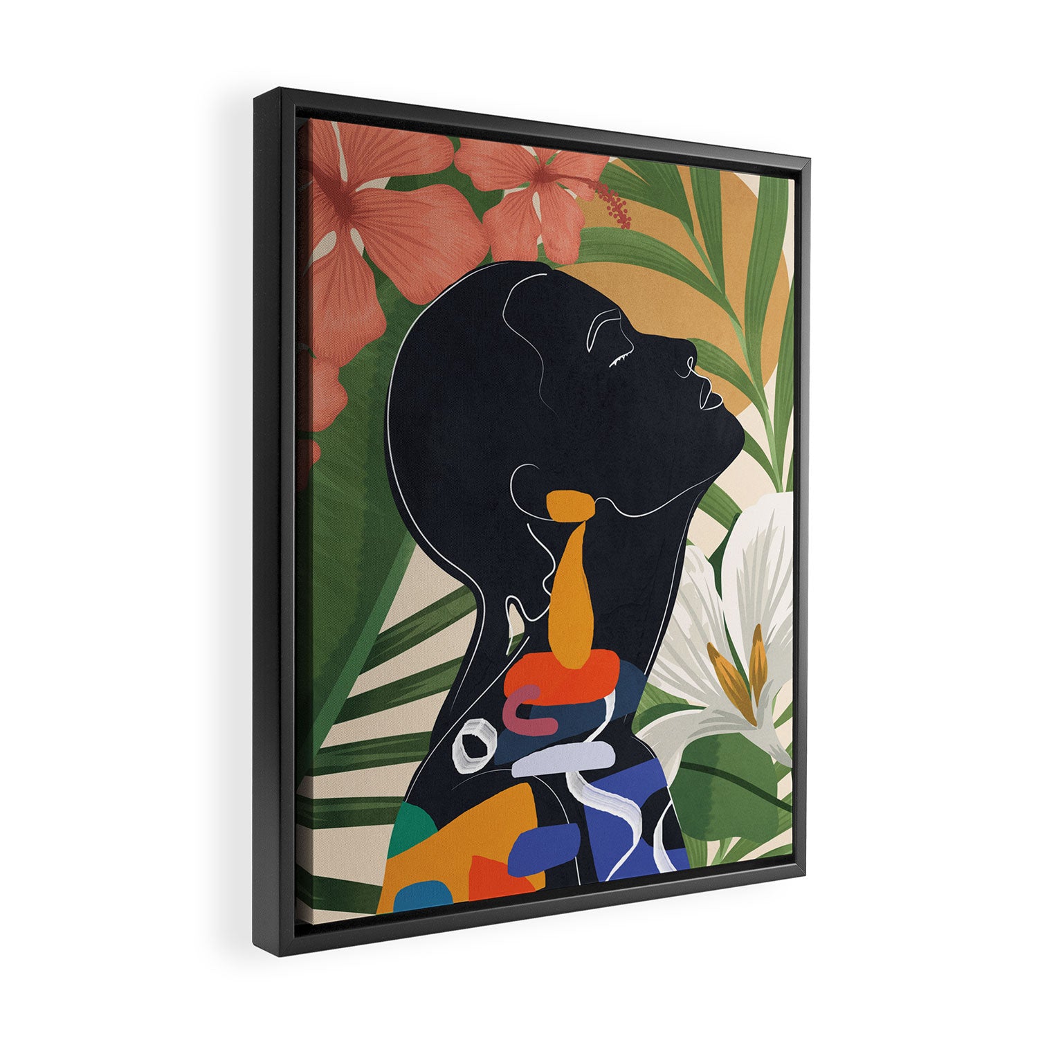 Tropical Peace 2 Framed Canvas Print Gallery Image 2