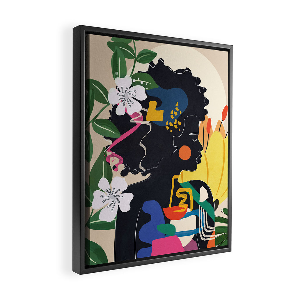 Tropical Peace 5 Framed Canvas Print Gallery Image 2