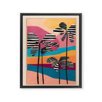 Tropical Sunset Palms I Framed Canvas Print Gallery Image 6