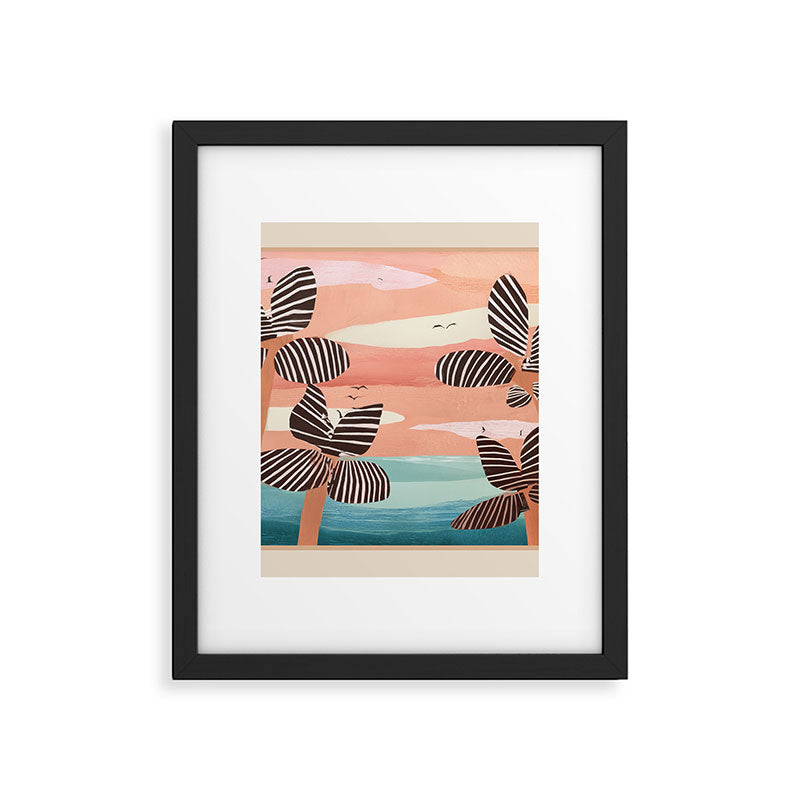 Tropical Sunset Palms III Framed Art Print Gallery Image 5