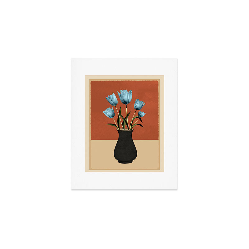 Tulips In Vase 3 Art Print Gallery Image 1