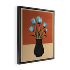 Tulips In Vase 3 Framed Canvas Print Gallery Image 2