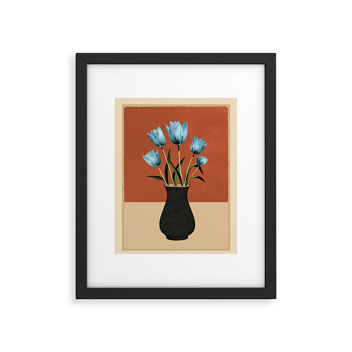 Tulips In Vase 3 Framed Art Print Gallery Image 1