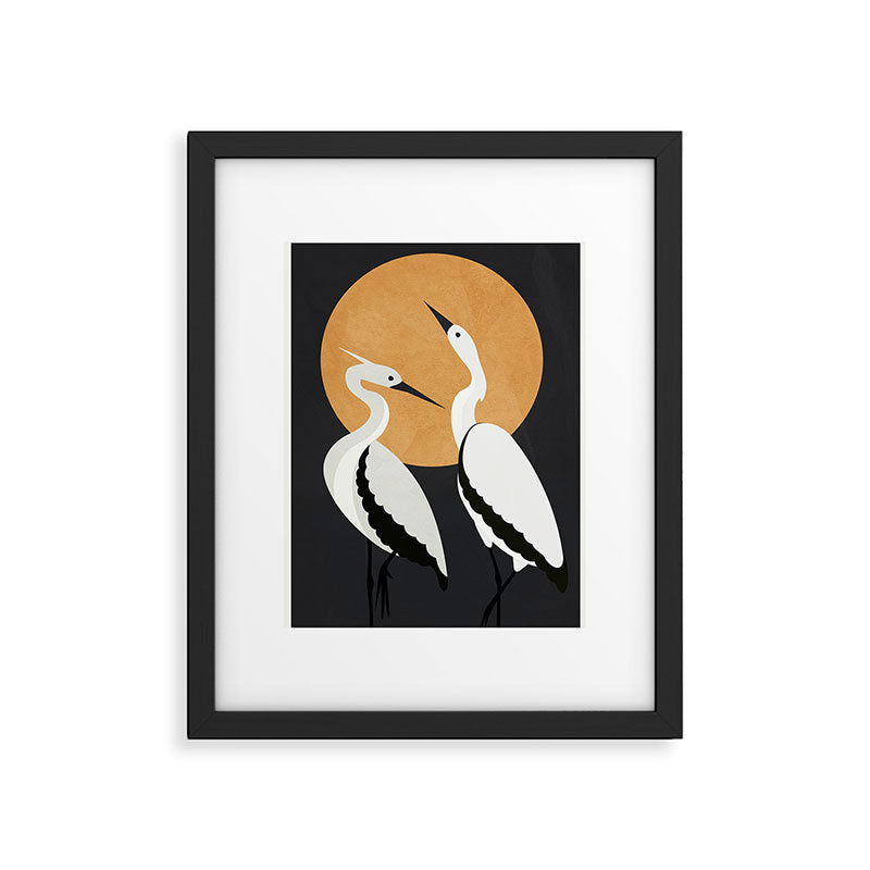 Two Abstract Birds I Framed Art Print Gallery Image 5