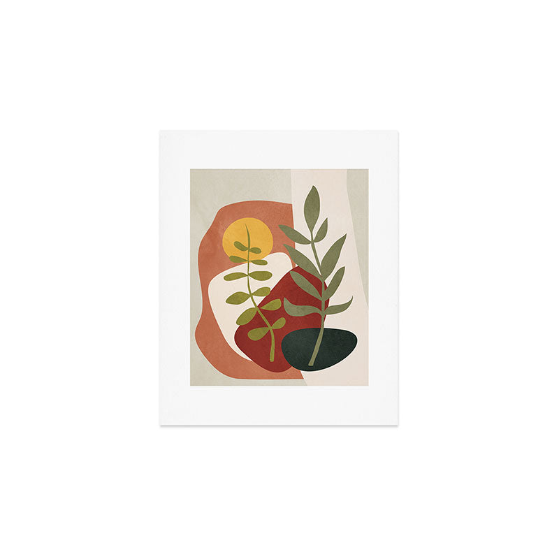Two Abstract Branches Art Print Gallery Image 1