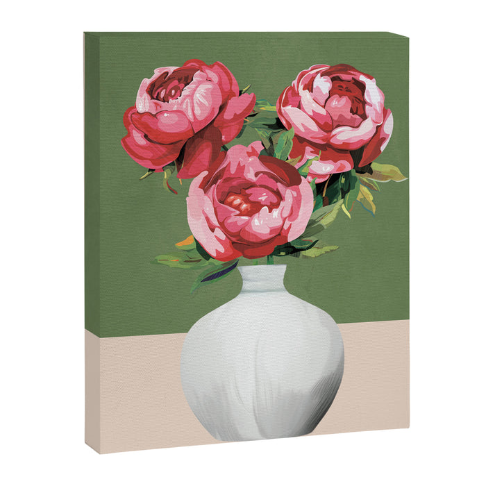 Vase of Flowers 1 Canvas Print Gallery Image 1