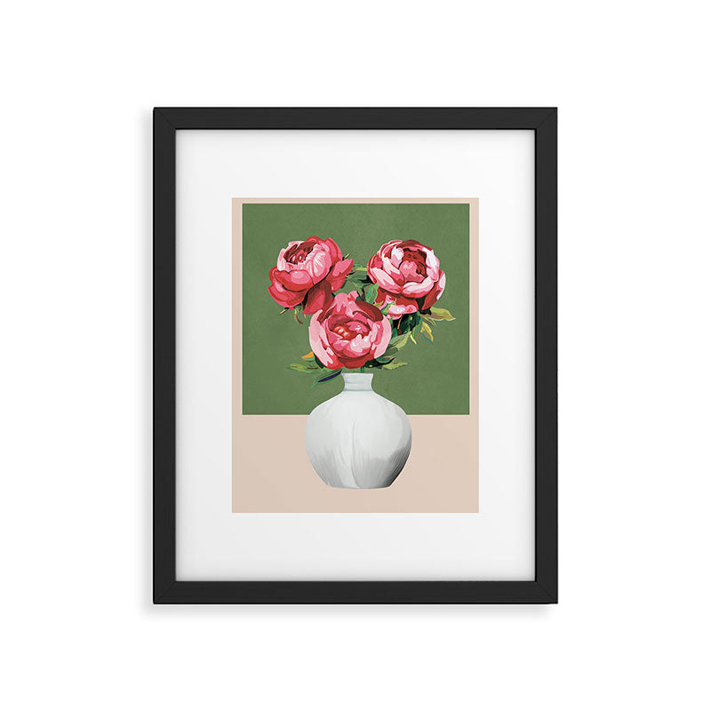 Vase of Flowers 1 Framed Art Print Gallery Image 5