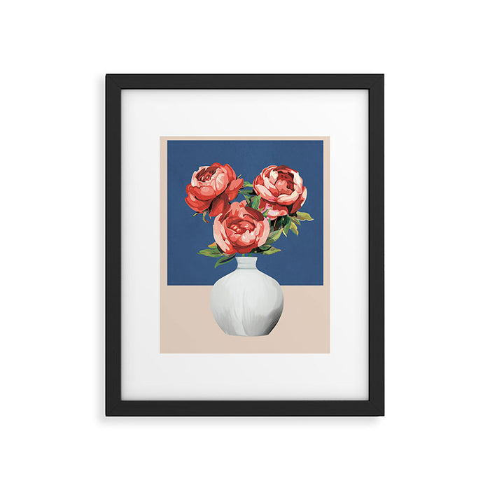 Vase of Flowers 2 Framed Art Print Gallery Image 1