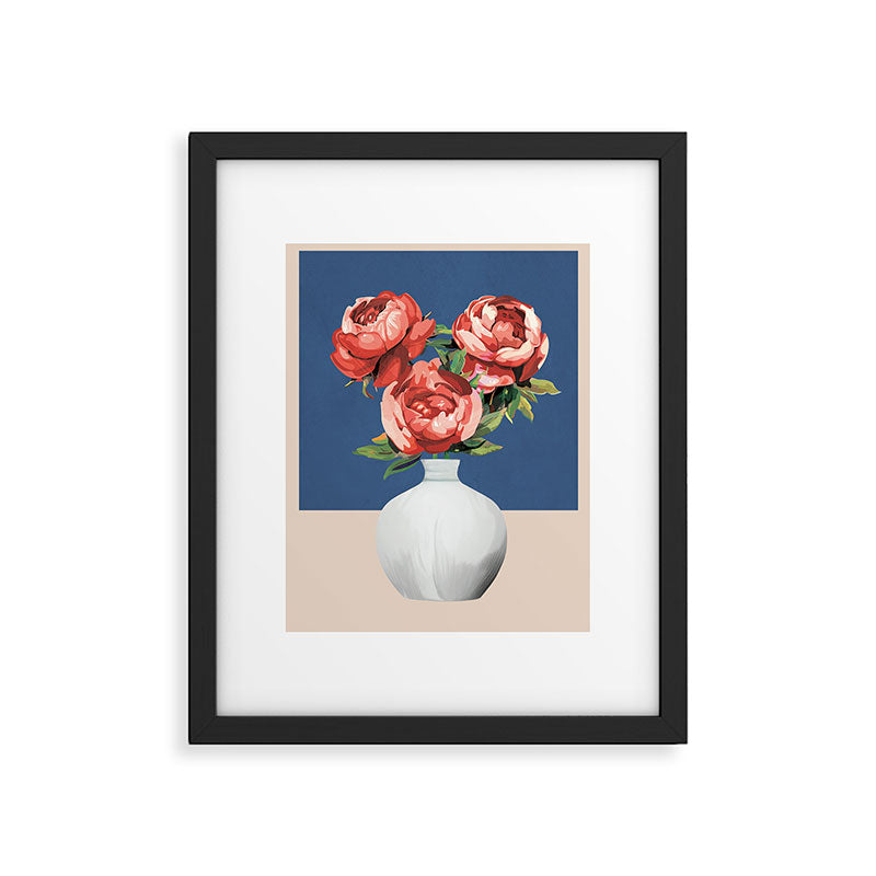Vase of Flowers 2 Framed Art Print Gallery Image 5