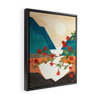  Warm spring sunshine at the bay Framed Canvas Print Gallery Image 2