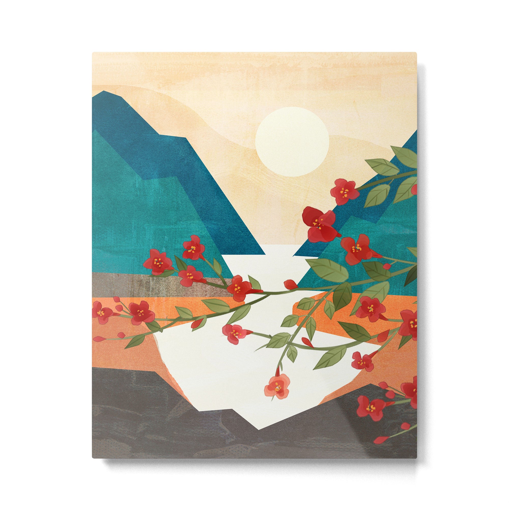  Warm spring sunshine at the bay Metal Print Gallery Image 6