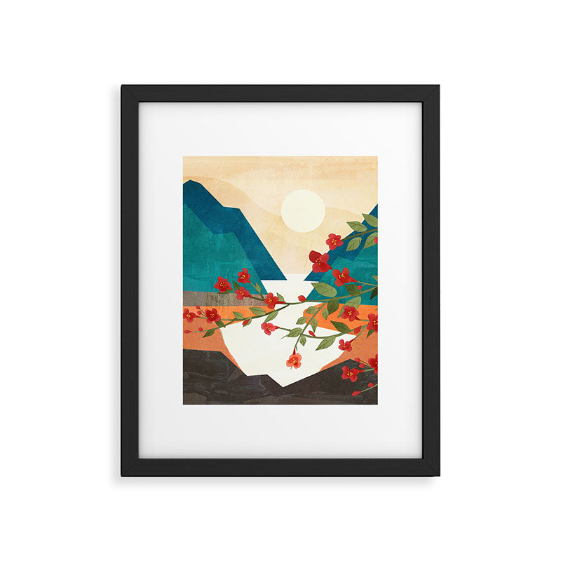  Warm spring sunshine at the bay Framed Art Print Gallery Image 6