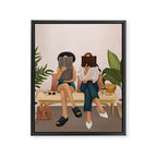 We are Reading Framed Canvas Print Gallery Image 6