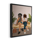 We are Reading Framed Canvas Print Gallery Image 2