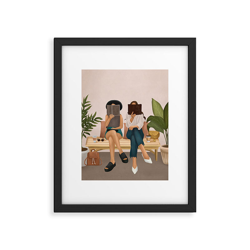 We are Reading Framed Art Print Gallery Image 5