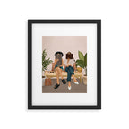 We are Reading Framed Art Print Gallery Image 5