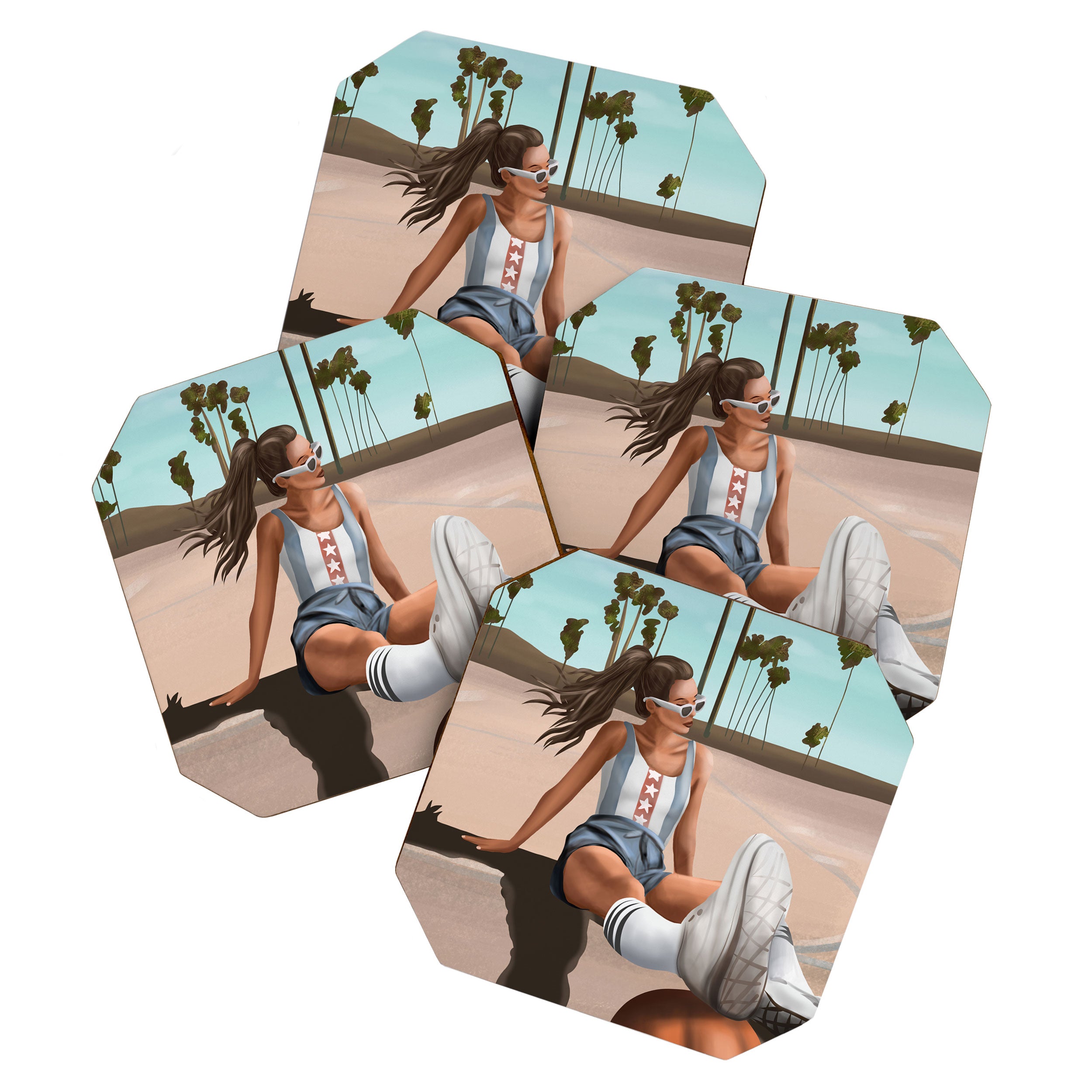 West Coast Vibes Coaster Gallery Image 1