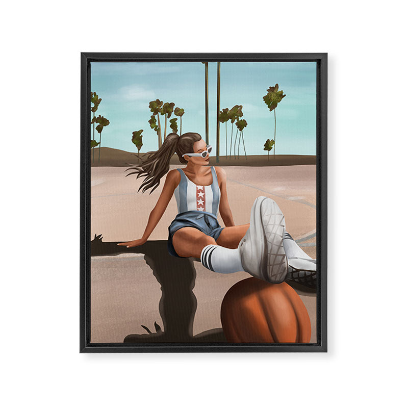 West Coast Vibes Framed Canvas Print Gallery Image 6
