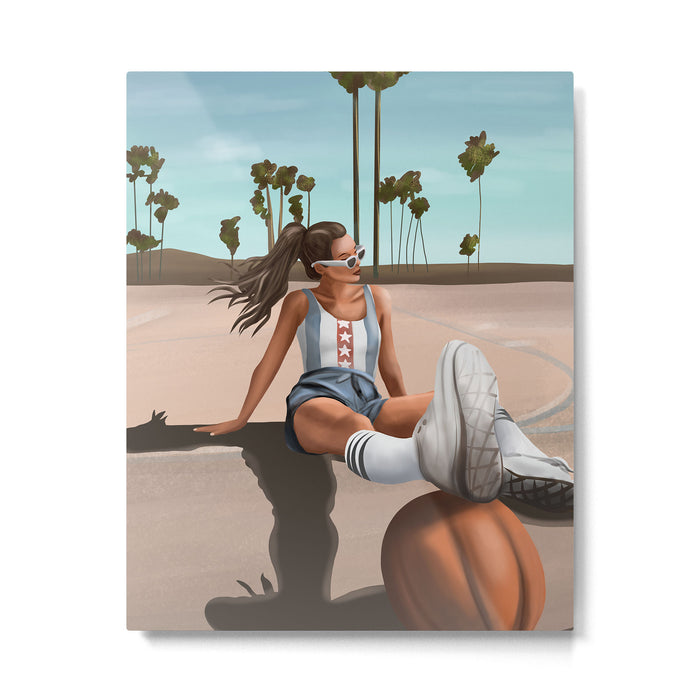 West Coast Vibes Metal Print Gallery Image 1