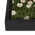 Whiskers in the Wildflowers Framed Canvas Print Gallery Image 3
