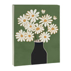 White Daisy Bouquets in Vase 3 Canvas Print Gallery Image 6